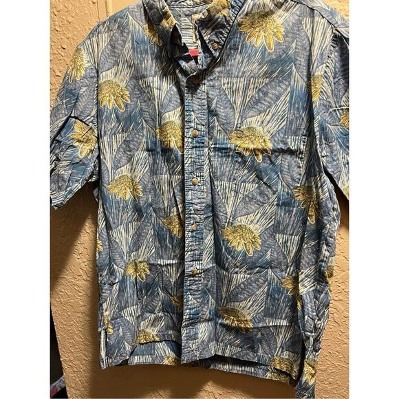 Kahala Hawaiian Patterned Button Up Shirt Mens Size Large 100% Cotton - Picture 3 of 6